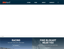 Tablet Screenshot of blokart.com